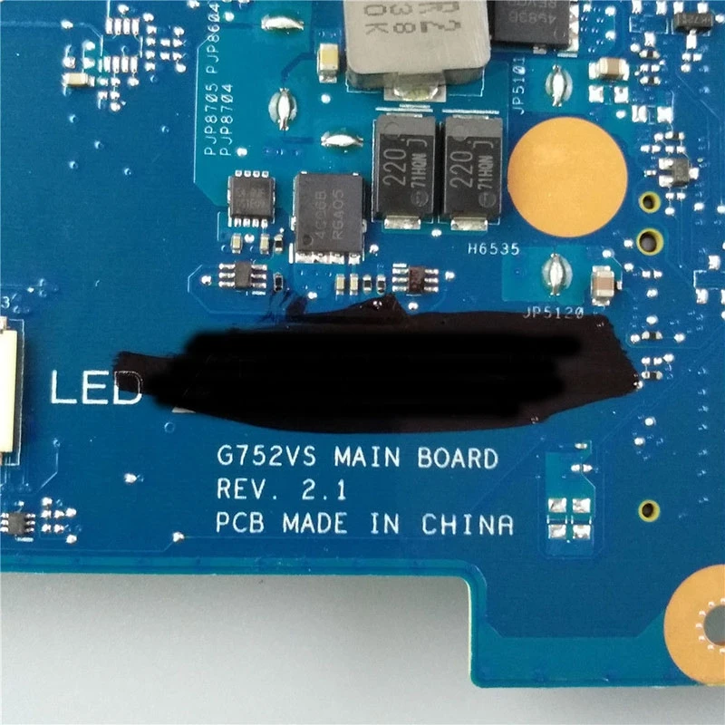 SAMXINNO G752VS Mianboard для ASUS G752VM G752VML G752VS G752VSK материнская плата i7-6700HQ GTX 1070 M/8 GB GPU