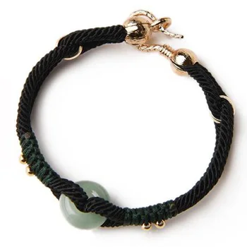 

Hand-Woven Hand Rope Simple Jewelry Retro Dongling Woven Bracelet