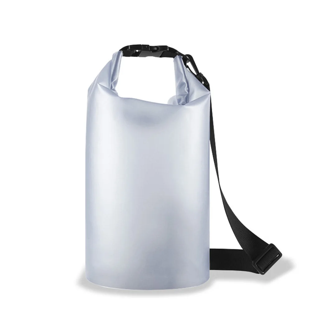 YIXIAO Outdoor PVC 3L Transparent Waterproof Bucket Bag Swimming Floating Boating Rafting Kayaking Drifting Dry Sack Pack