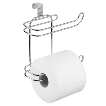 

Bathroom Shelf Storage Rack Toilet Paper Holder Anti Slip Cabinet Iron Art Door Back Office Desktop Wall Mount Water Tank