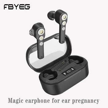 TWS Bluetooth Wireless Earphone Headphone,4 Speakers Strong Bass Music Earbuds,Sweatproof Sport Headset with Micro For All Phone