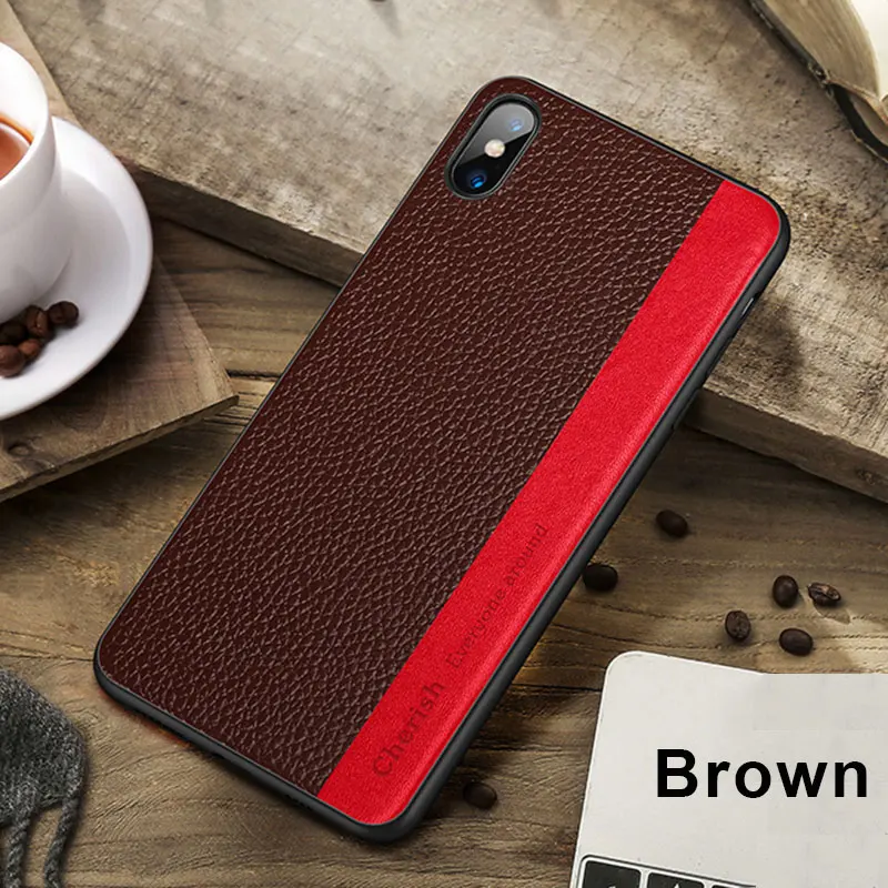 Деловой Роскошный чехол из натуральной кожи для нового iPhone 8 7 Plus X Xs Max XR Phone 360 противоударный полный защитный чехол s Cover