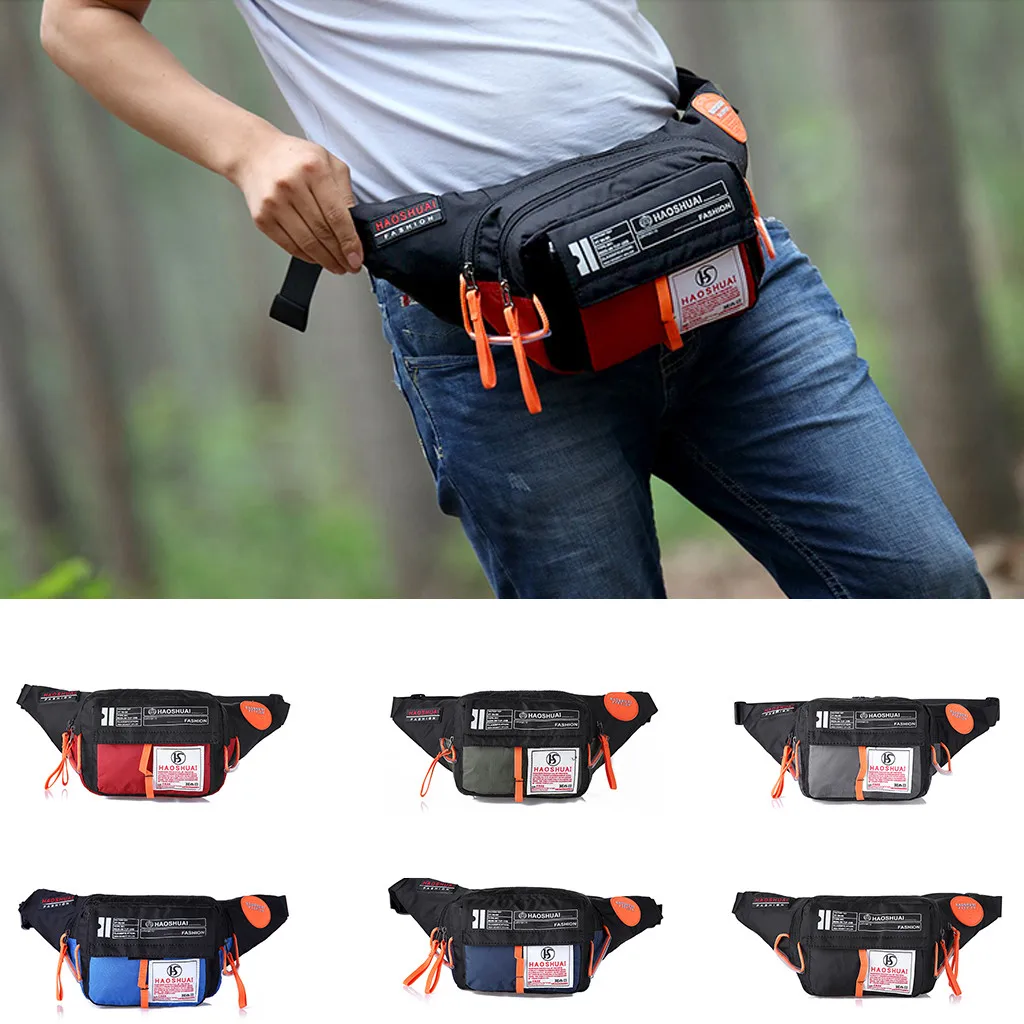 

Belt Bag waist bag Chest Shoulder Cross body Diagonal Purse Hiking Running Shoulder Letter Sports Leisure Bag banana