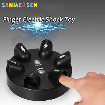 

6 Slots Polygraph Tricky Funny Adult Micro Electric Shock Heart Beat Lie Detector Shocking Liar Test Novelty Party Game Consoles