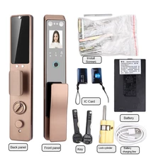 Realhelp-cerradura inteligente de puerta para uso en casa y apartamento, reconocimiento facial por infrarrojos 3D, cerrojo facial inteligente de venas de Palma