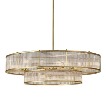 

Modern Nordic American Personality Double-decker Chandelier Villa Hotel Home Lighting