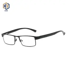 Новые прямоугольные ультралегкие модные очки для чтения для мужчин и женщин металлические маленькие рамки очки для чтения оптика оправы для очков