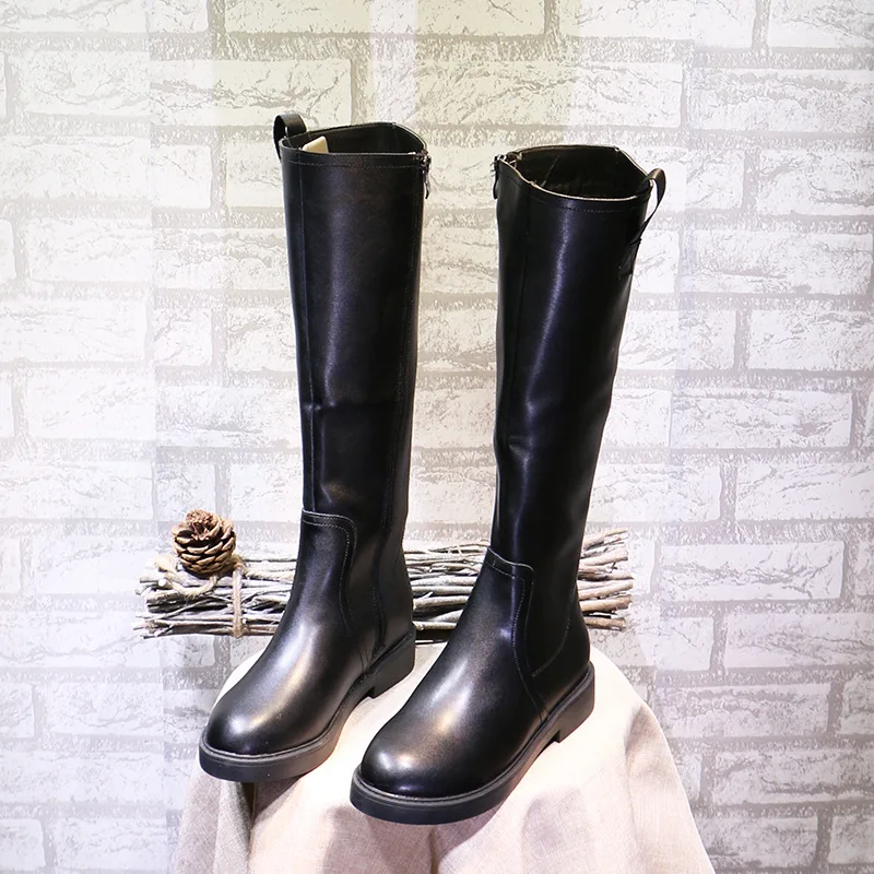 

Flat Heel Winter Shoes Women Women's Rubber Boots Zipper Sexy Thigh High Heels High Sexy Luxury Designer Round Toe Booties