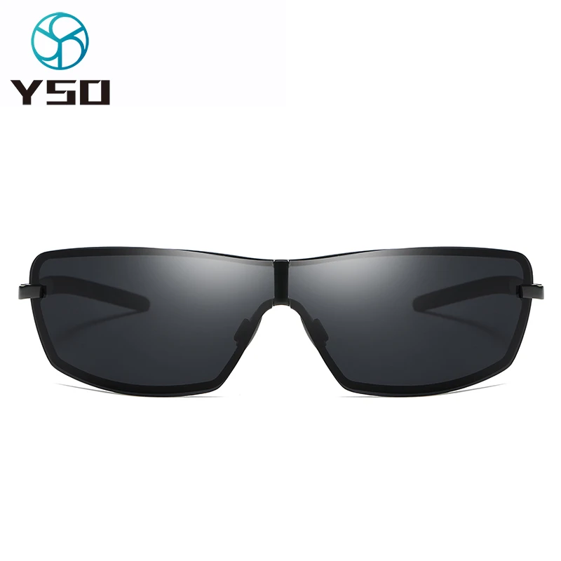 YSO 2020 Men Polarized Sunglasses UV Protection Man Rimless Sun Glasses For  Car Driving Hiking Fishing Male Eyewear A533 - AliExpress