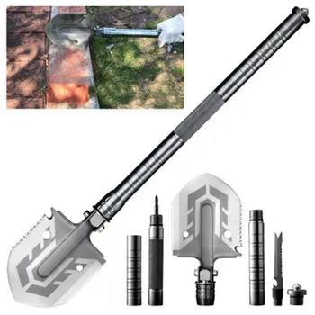 

Multi-functional Military Folding Shovel Survival Spade Multi-Purpose Tool Emergency Garden Camping Fishing Hunting Equipment
