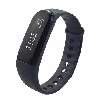

New Arrival ID101 Bluetooth 4.0 Smart Wristband Smart Heart Rate Monitor Fitness Tracker Music Control Band For IOS Android
