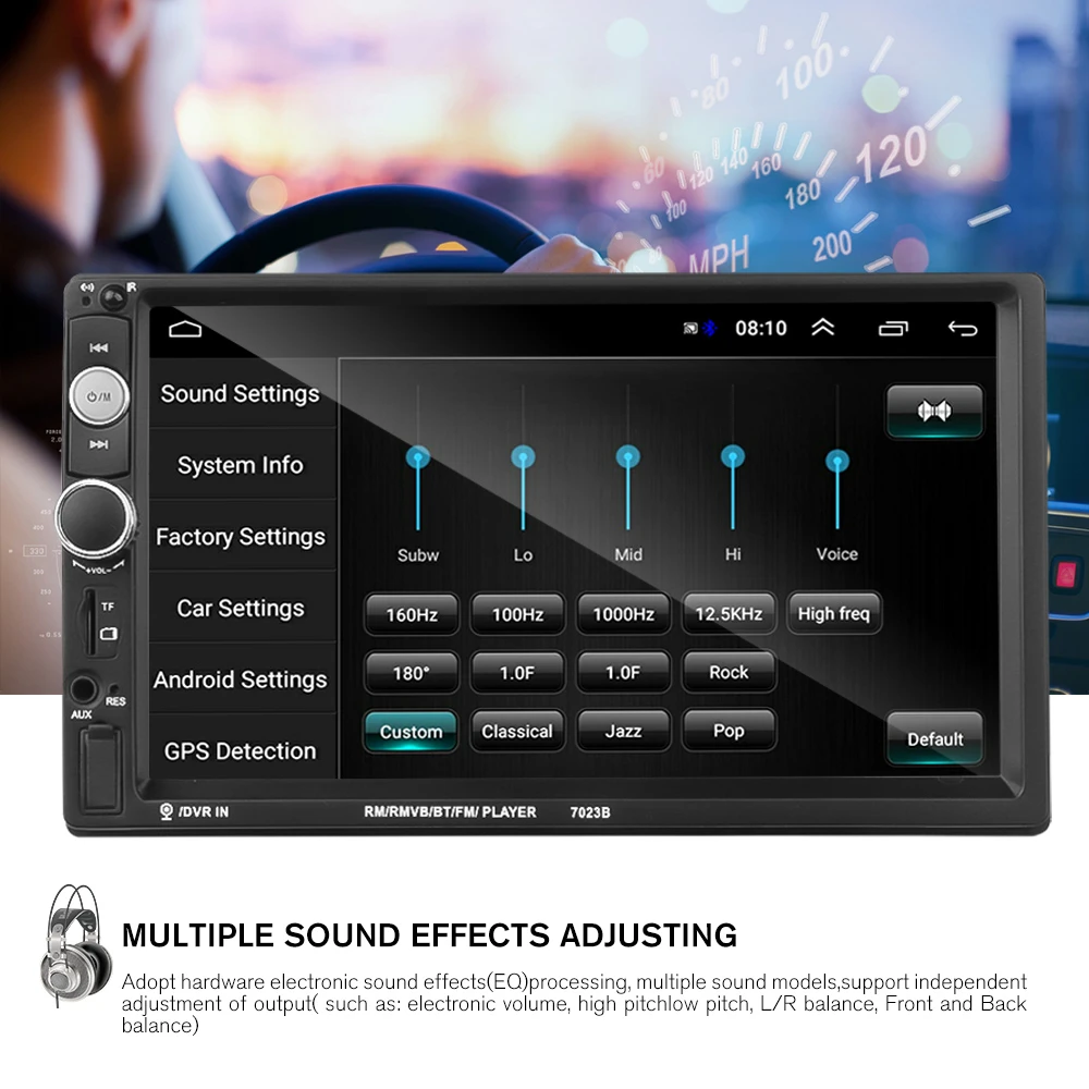 Touch Screen 2 din Car Radio 7" HD Autoradio Bluetooth MP5 Player 2DIN Auto  audio USB TF FM with Camera Remote Controller|MP4 Player| - AliExpress