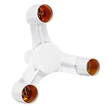 3 в 1 E27 светильник Лампа адаптер конвертер разветвитель для ламп держатель конвертер светодиодный светильник лампа адаптер медный контактный адаптер