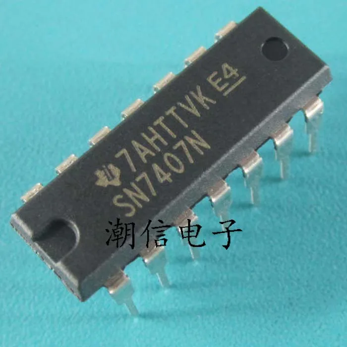 SN7407N DIP-14 шесть инвертирующий Буфер/привод