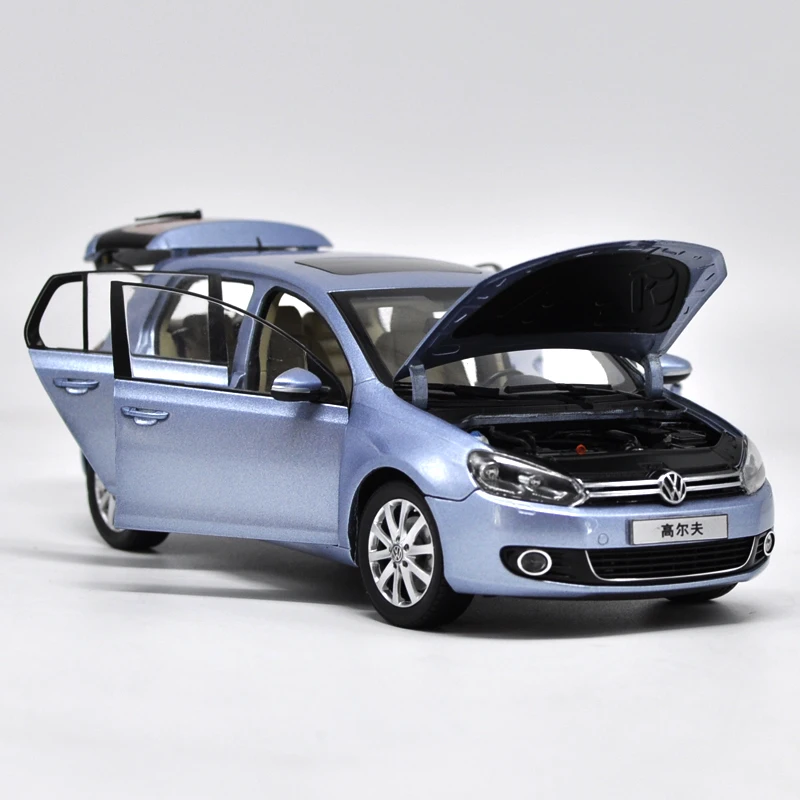 Заводской 1:18 VW golf 6 синий сплав металла литой автомобиль классическая модель для взрослых День рождения/рождественские подарки, коллекция