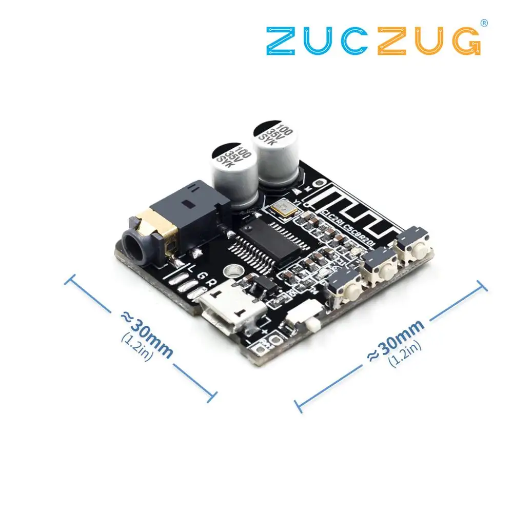 VHM-314 V.20 Bluetooth аудио приемник плата Bluetooth 5,0 mp3 декодер не допускающий потерь плата с зарядкой литиевой батареи