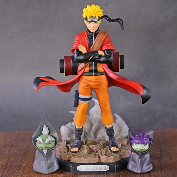 

Naruto Shippuden Uzumaki Naruto Sennin Mode with Shima Fukasaku GK Statue PVC Figure Collectible Model Toy