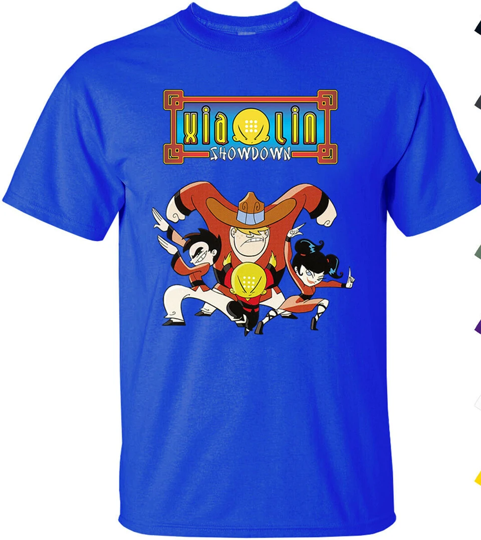 Футболка с мультипликационным принтом Xiaolin Showdown V1 Kimiko Omi Jack TV Series все размеры S-3XL