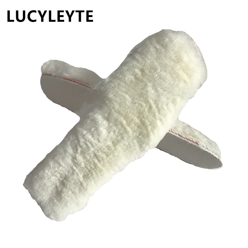 Insole Natural Sheep Wool Men Women Warm Soft Comfortable Winter Insole for Shoes Foot Sole Comfort