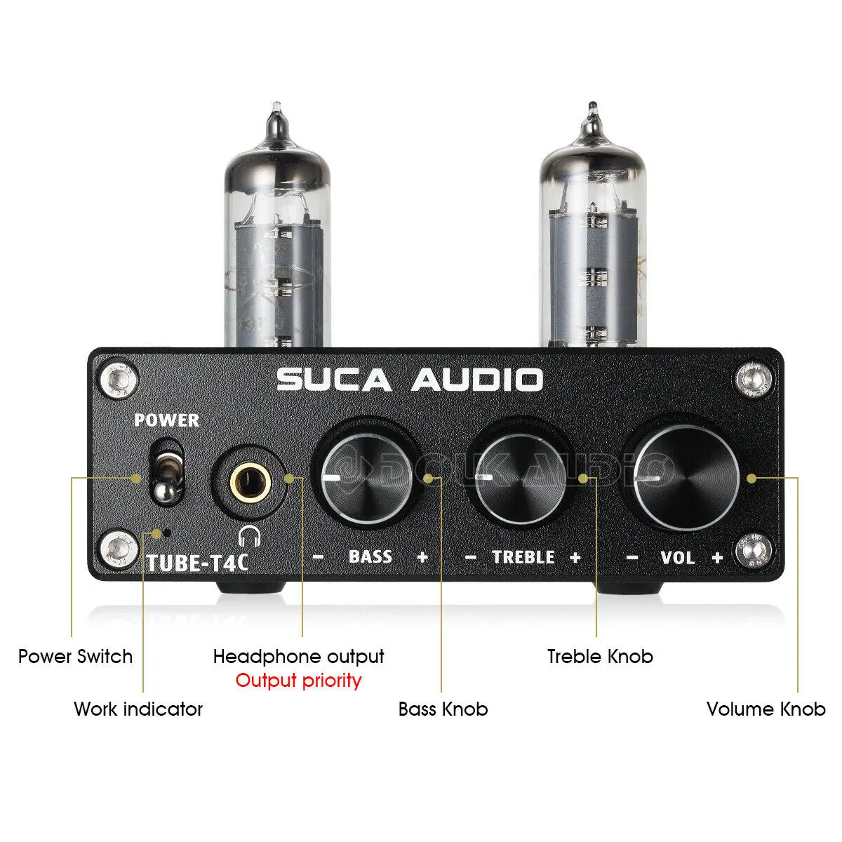 Nobsound HiFi Mini TPA3116D2 Гибридный трубчатый усилитель мощности стерео наушники Amp Bluetooth 4