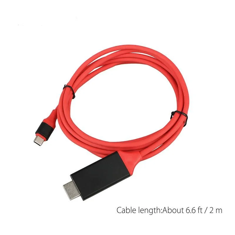 HDMI 4K АДАПТЕРНЫЕ кабели 2 м Тип C к кабелю|Защитные экраны для планшеов| |