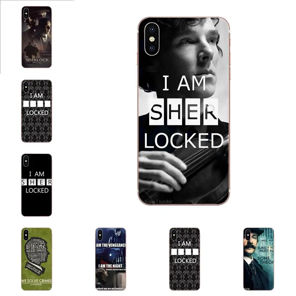 Мягкий прозрачный чехол I Am Sherlocked для Apple iPhone 4 4S 5 5C 5S SE SE2 6S 7 8 11 Plus Pro X XS Max XR |