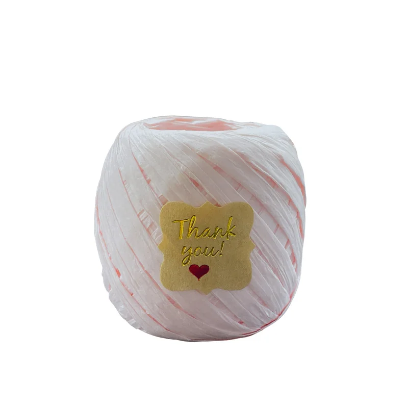 Cowhide Heart 1200 шт./лот красочные спасибо несколько стилей торт упаковка выпечки DIY подарок наклейки для скрапбукинга - Цвет: Cowhide Heart