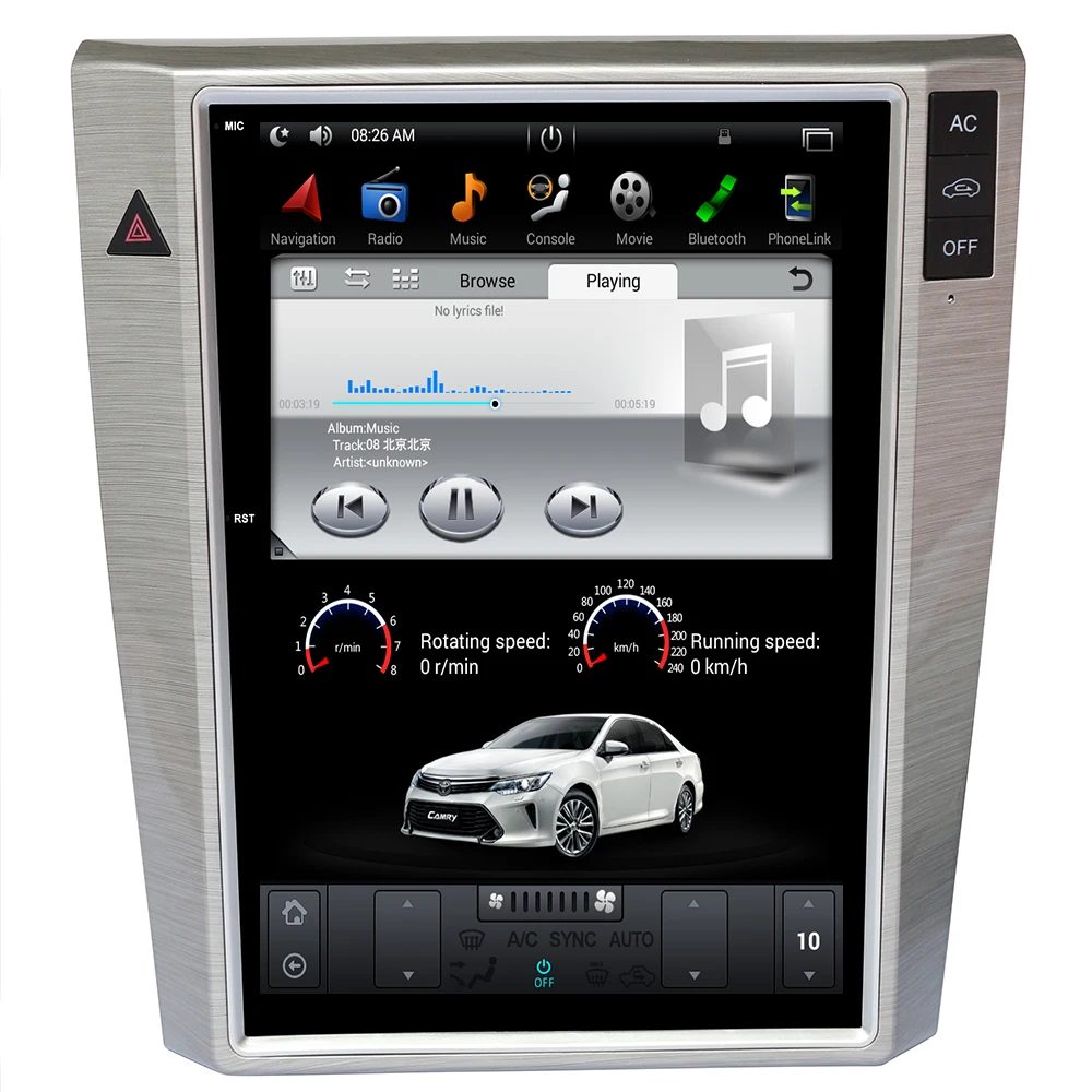 

Vertical Screen Tesla Style 10.4 Inch Android 9.0 6.0 /7.1 Car Radio For VW Passat Magotan CC 2012-19 GPS Navigation DVD Player