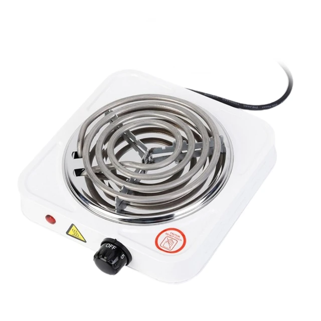 Portable Electric Iron Burner Single Stove Mini Hotplate Adjustable  Temperature M2EE - AliExpress