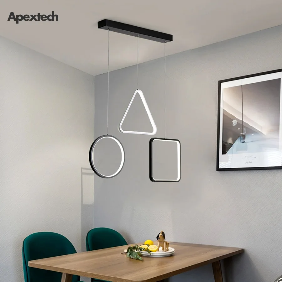 

Original geometric LED Pendant lights Home Living Ceiling Hanging Lamp Dining Room Bar Chandelier Indoor Deco LED luminaire