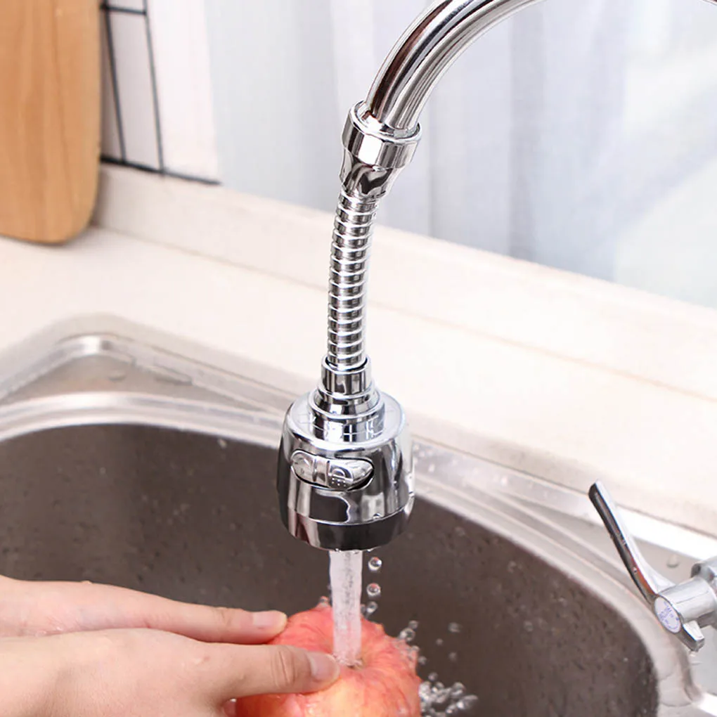 Tap Anti Splash Nozzle Extender 360 Degree Swivel Water Saving