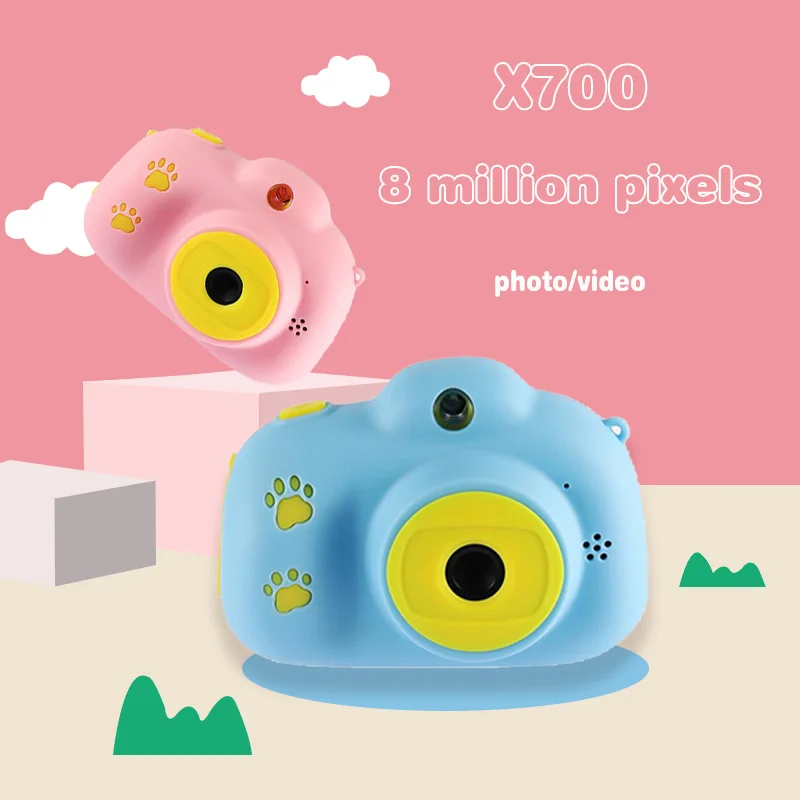 

Creative Present Kids Camera Toys Digital Camera 18MP HD 2.4 Inches Screen Dual Selfie Video Game Camcorder Toys For Children