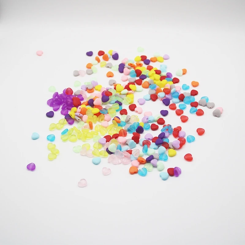 Description Picture 4 of item50-400PCS Crafts Silicone Buttons Love Heart Adjustable Face Mask Cord Locks DIY Elastic Band Stop Drawstring Accessories Button