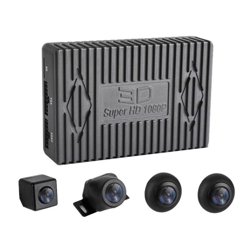 3D Автомобильный видеорегистратор, система объемного обзора 360, автомобильная камера с воздушным видом 1080P Dvr g-сенсор