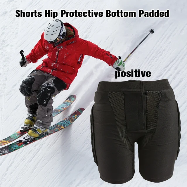 US $13.98 Outdoor Sports Skiing Skating Snowboarding Shorts Hip Protective Bottom Padded For Ski & Roller Ska