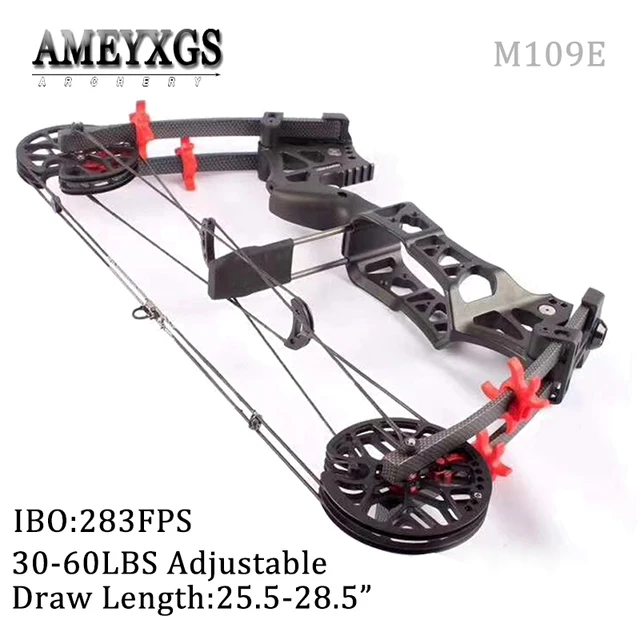 US $316.59 1Set M109E 60lbs Archery Compound Catapult Dual Steel Ball Arrow Hunting Right Left Hand