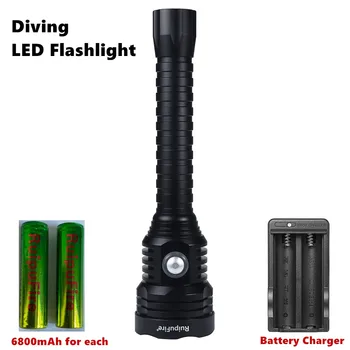 

RuipuFire Led Diving Tactical Flashlight XPH70 4000 Lumens professional Waterproof Rechargeable Lanterna Led Torch
