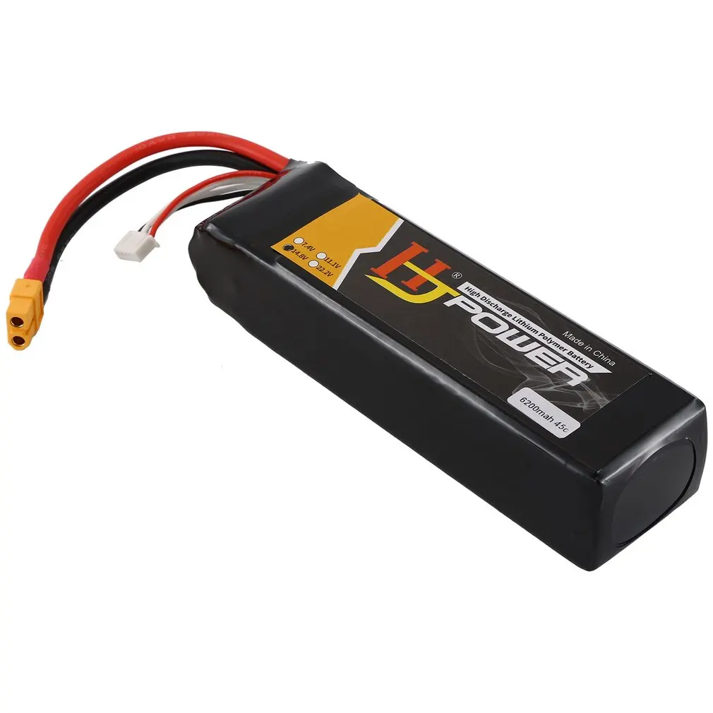 6200MAH 14,8 V 45C 4S XT60 разъем RC автомобиль Lipo-аккумулятор перезаряжаемый аккумулятор для 1/8 большой X Большой F скалолазание автомобиль грузовик