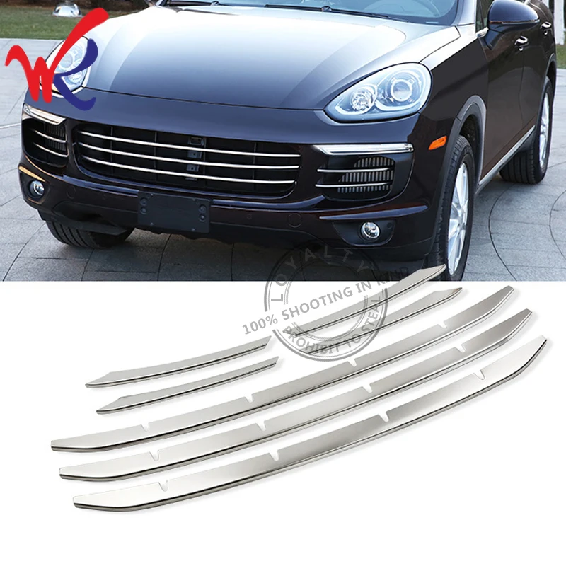 Крышка передней решетки радиатора для Porsche Cayenne 2015 2016 2017|trim cover|front grill covergrill trim |