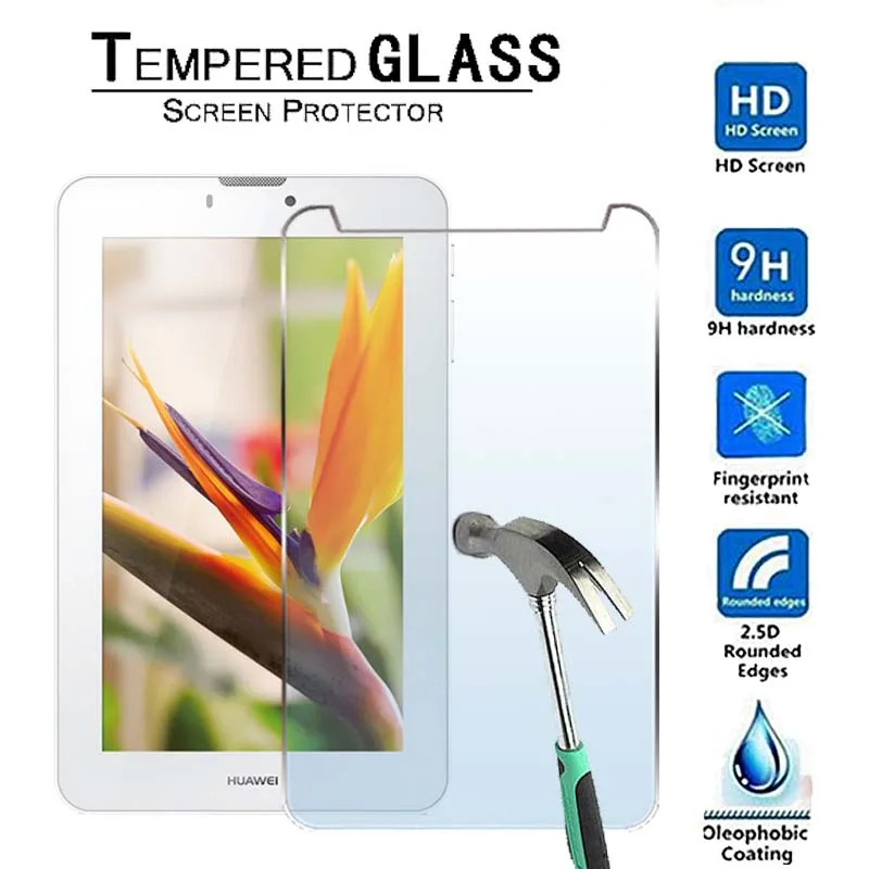 

For Huawei MediaPad 7 VOGUE 7.0"-Premium Tablet 9H Tempered Glass Screen Protector Film Protector Guard Cover