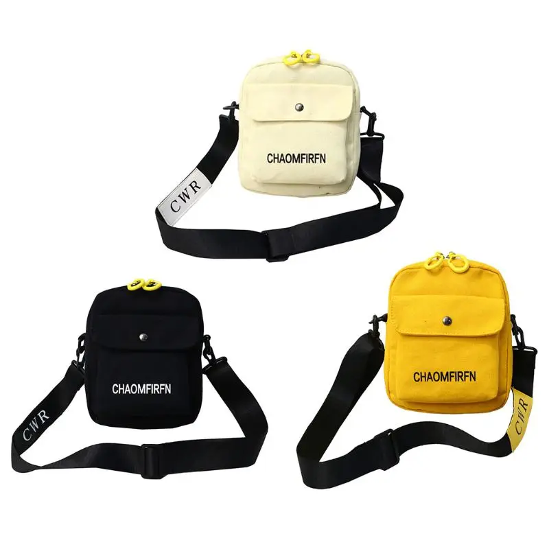 

Fashion Canvas Crossbody Cell Phone Pouch Travel Purse Shoulder Bag for Unisex 517D