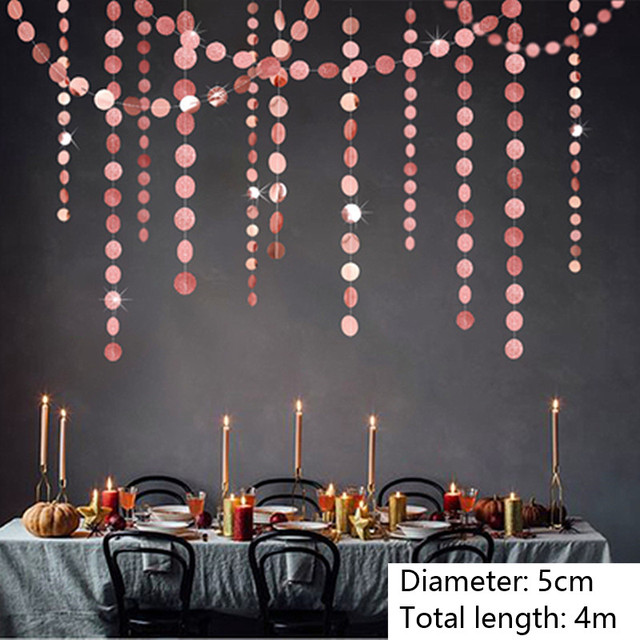 Artificial Snowflakes Paper Garland Frozen Party Ornaments Christmas Decorations for Home Winter Wonderland Party Decorations