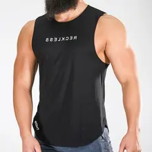 Летний жилет для бега Мужской Спортзал Бодибилдинг Спортивное нательное нижнее белье футболка без рукавов Мужская Спортивная майка для фитнеса спортивная одежда