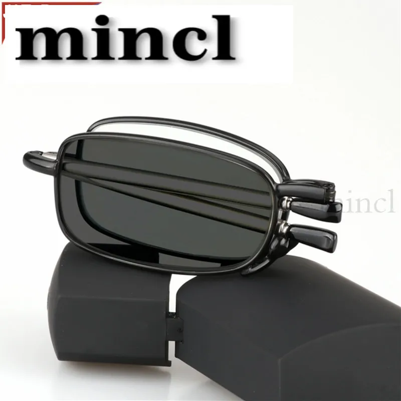 MINCL/ новые переходные солнцезащитные фотохромные очки для чтения мужские и женские унисекс складные очки для чтения uv400 с коробкой NX