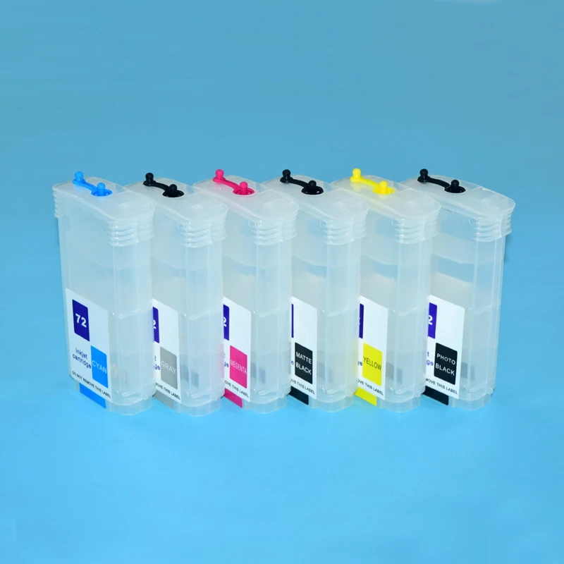 

For HP727 130ML Refillable Ink Cartridge With Chip For HP Designjet T920 T930 T1500 T1530 T2500 T2530 727 Printers