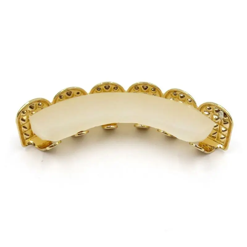 Модный хип хоп Золото Серебро Iced Out CZ зубы Grillz Топ низ для мужчин женщин ювелирные изделия