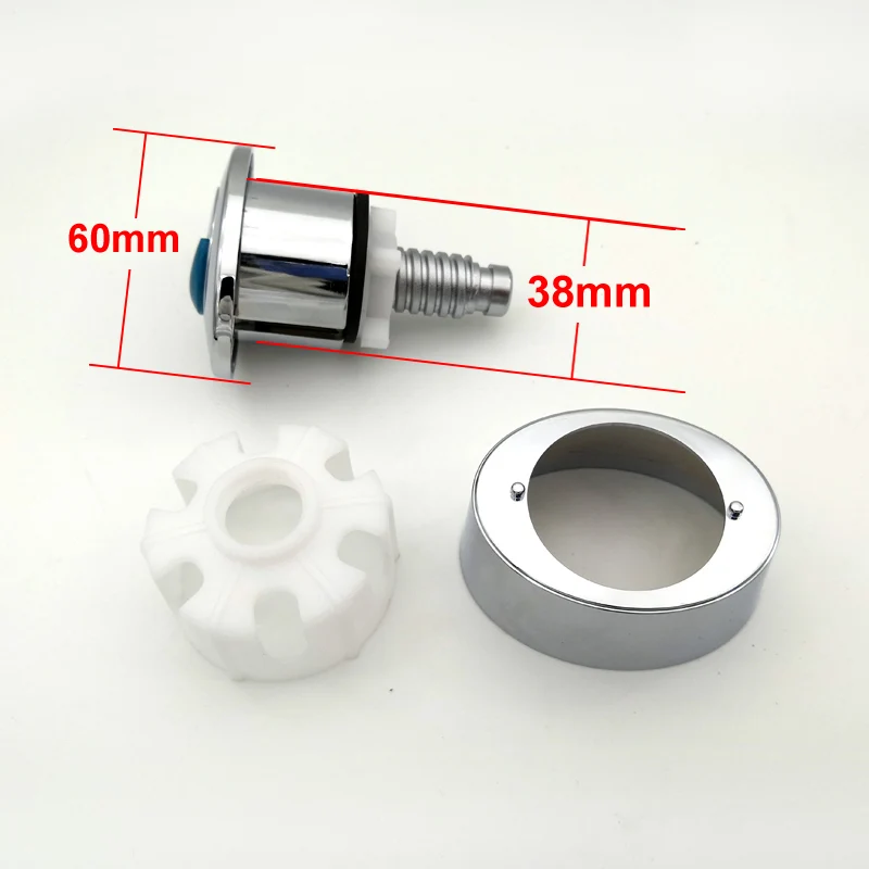 Top of the toilet tank Line Cable Connected Dual-flush push button type toilet repair kit Suitable for split type tank toilet tank accessories,toilet push button