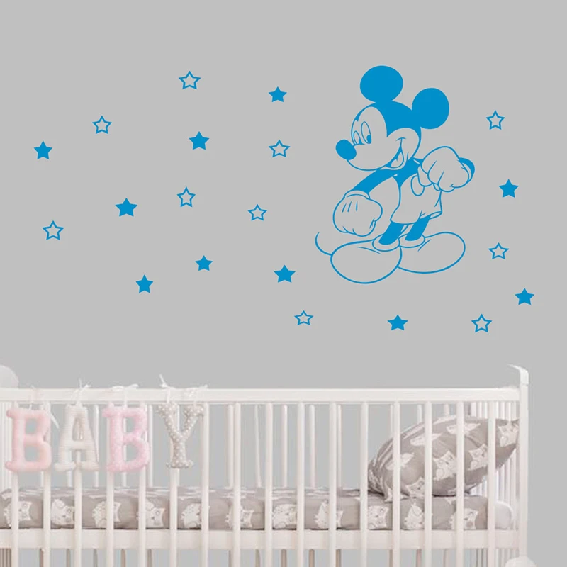 Cartoon Disney Mickey Mouse Vinyl Wall Sticker For Home Decor Nursery Kids Babys Rooms Decoration Bedroom Mural Wall Art Decals Cartoon Disney Mickey Mouse Vinyl Wall Sticker For Home Decor Nursery Kids Babys Rooms Decoration Bedroom Mural Wall Art Decals
