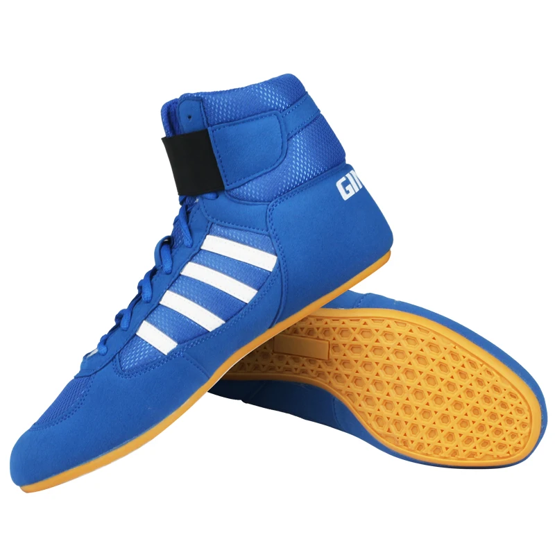  SFDPDM Zapatos de boxeo para hombre, botas de combate para  hombre, zapatos de lucha libre, transpirables, ligeros, antideslizantes,  para fitness, color azul, 10 : Ropa, Zapatos y Joyería