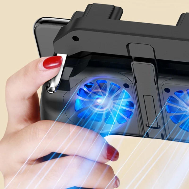  FULL-H10 All in One Mobile Game Controller Fire Key Button PUBG Mobile Game Eat Chicken Artifacts G